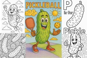 free printable pickle coloring pages pdf