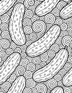 seamless coloring page