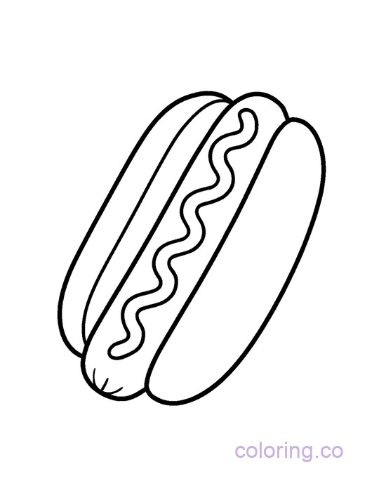 simple Hot dog 