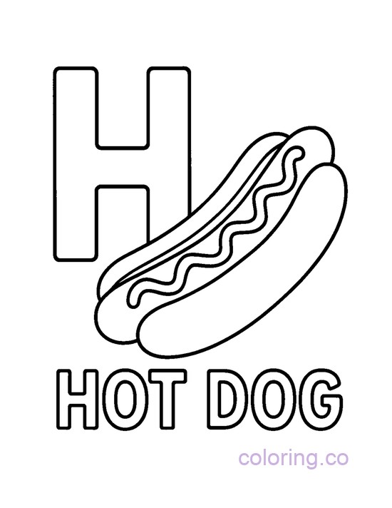 hot dog spelling activity