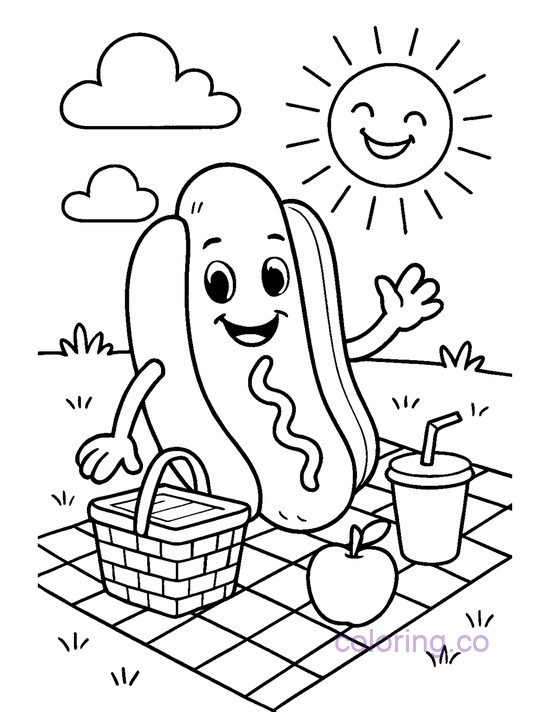 Happy Hotdog Picnic