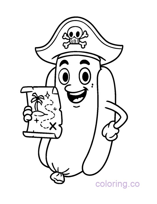 Pirate Hot dog