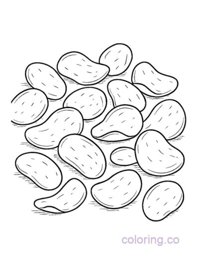 Fun Snack Chips Coloring Page for Teens