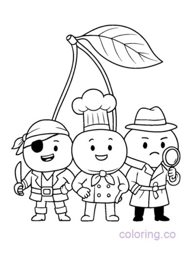 Fun Kids' Coloring Page: Pirate