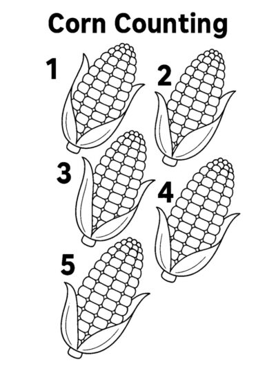 counting and coloring printable