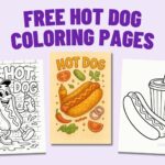 51 free printable hot dog themed coloring pages