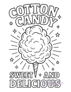 Retro Cotton Candy poster
