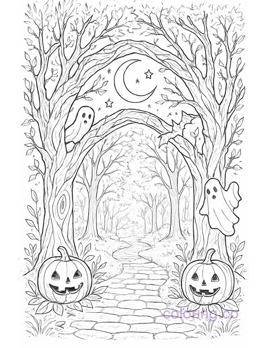 Dreamlike Forest Halloween