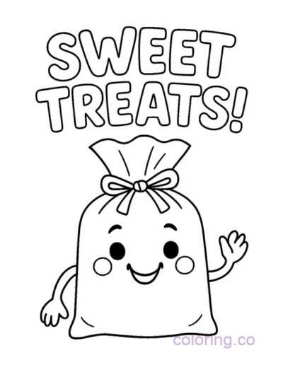 halloween sayings coloring page