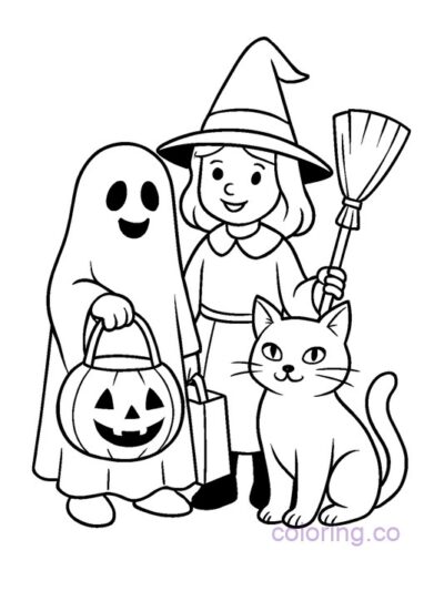 Halloween Trick-or-Treat Ghost