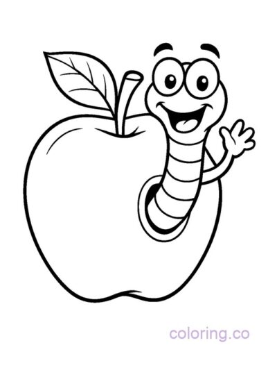 118 Free Apple Coloring Pages