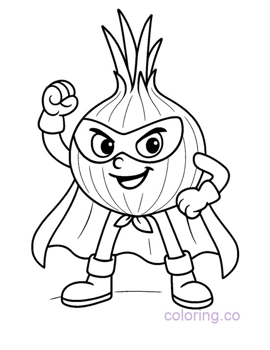 Onion Superhero