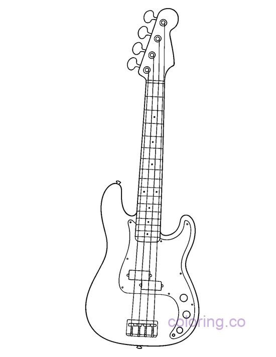 Realistic Electric Bass Guitar