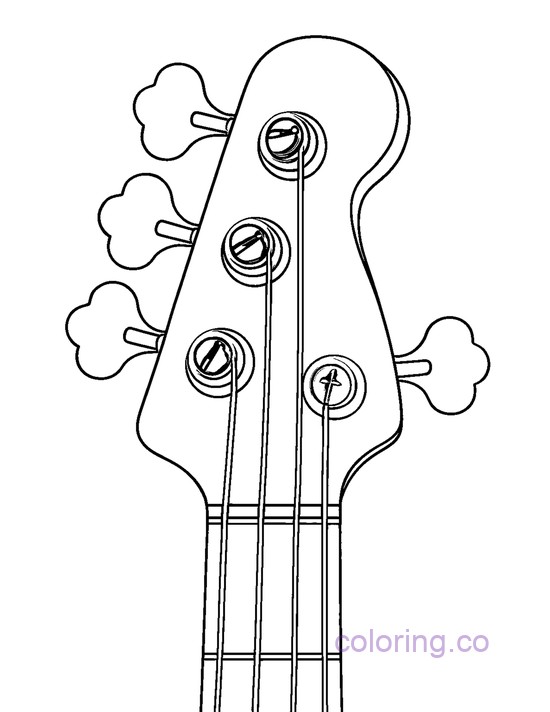 Bass Guitar Headstock