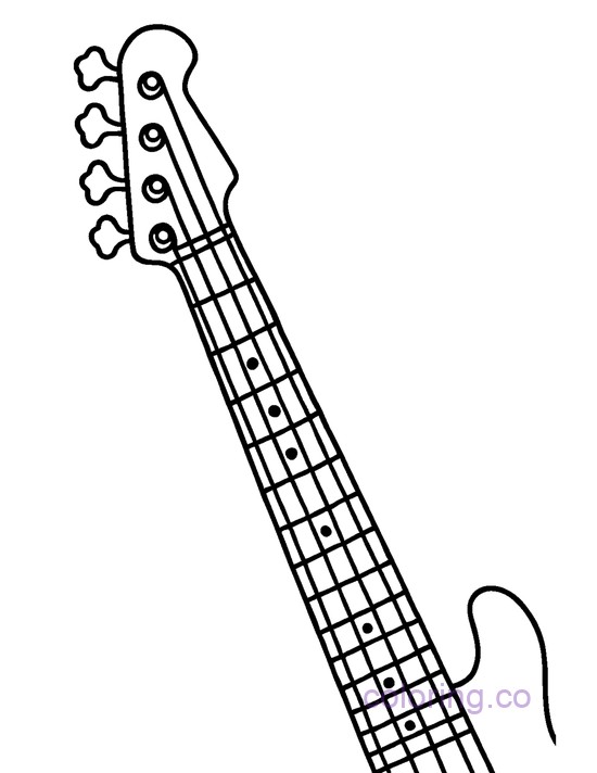 Bass Guitar Neck Preschool