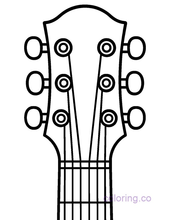 Bold Guitar Headstock