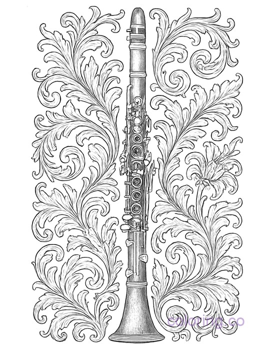 Intricate Baroque Clarinet