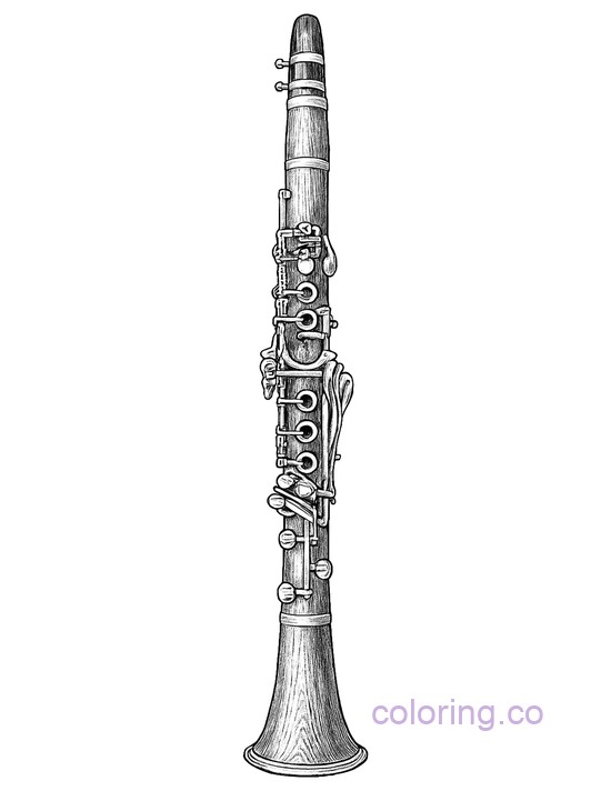 Intricate Clarinet Portrait