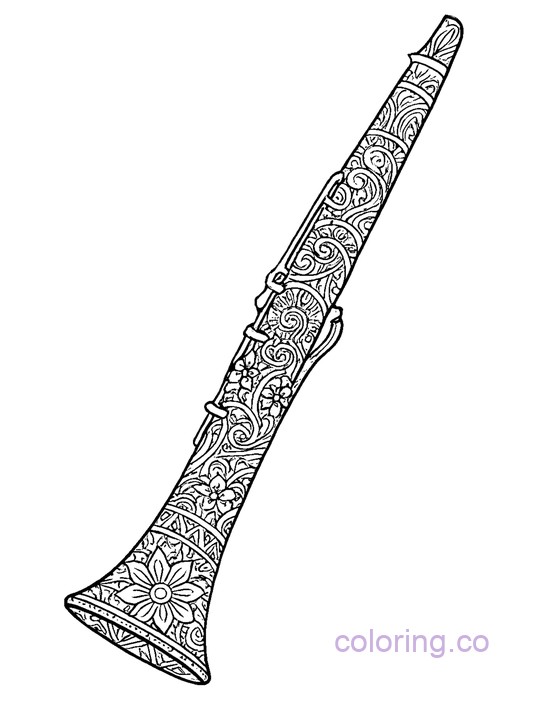 Intricate Clarinet Pattern