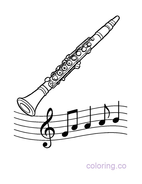 Fun Clarinet Music Staff