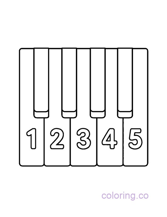 Counting Piano Keys
