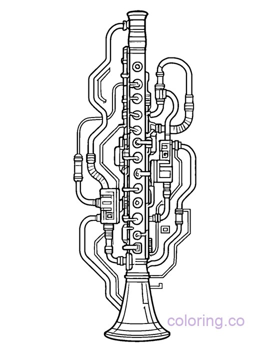 Cyberpunk Clarinet Teen