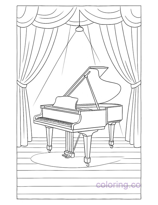 Elegant Grand Piano