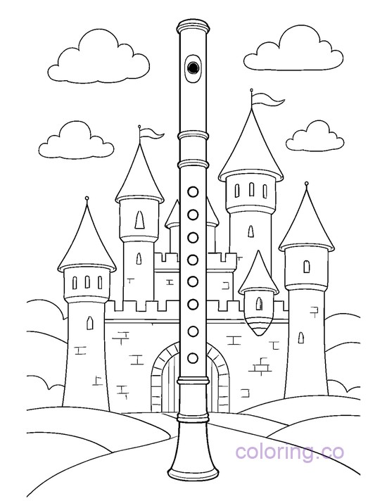 Whimsical Flute Castle