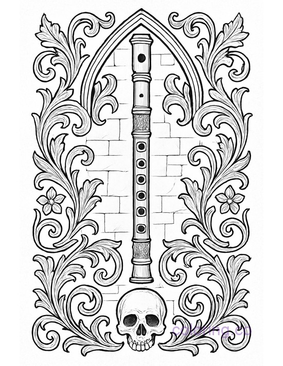 Gothic Flute Design