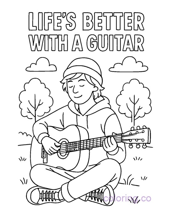 joy music charming guitar-themed perfect teens passion melodies