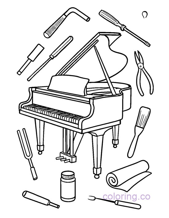 Grand Piano Tuning Tools