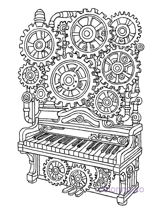 Steampunk Piano