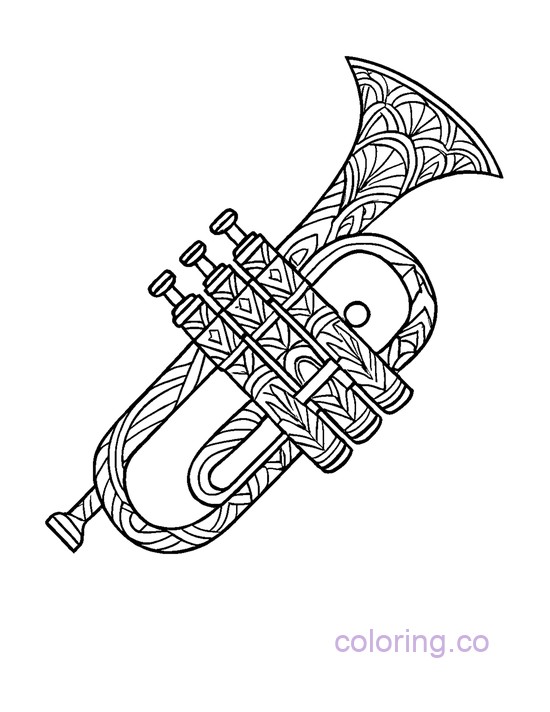 Art Deco Trumpet