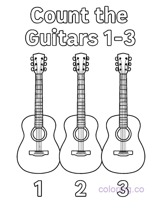 Fun Guitar Counting