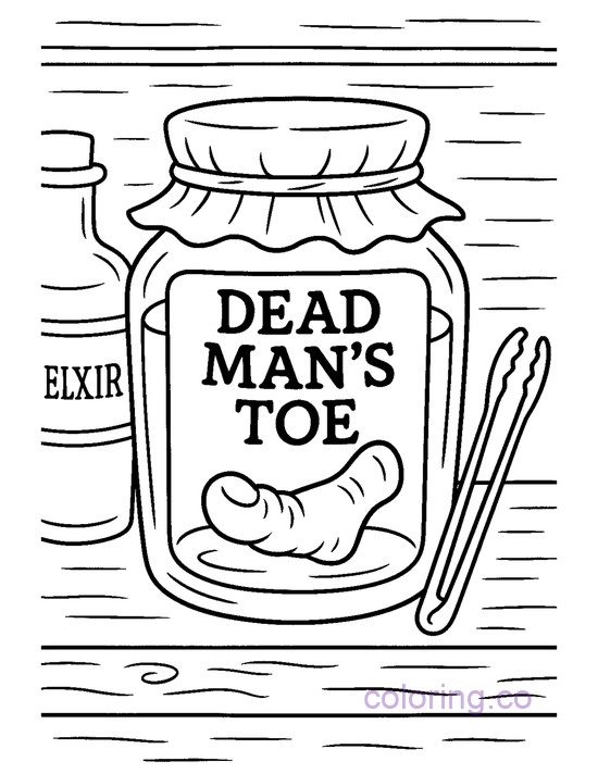 Spooky Ingredient Jar