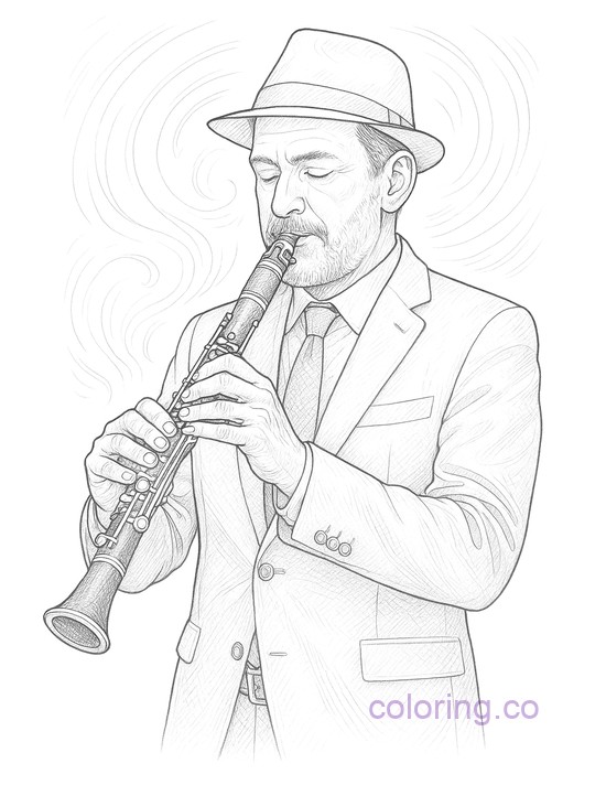 Intricate Clarinet Player