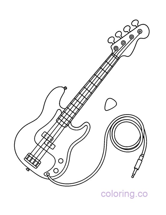Electric Bass Guitar
