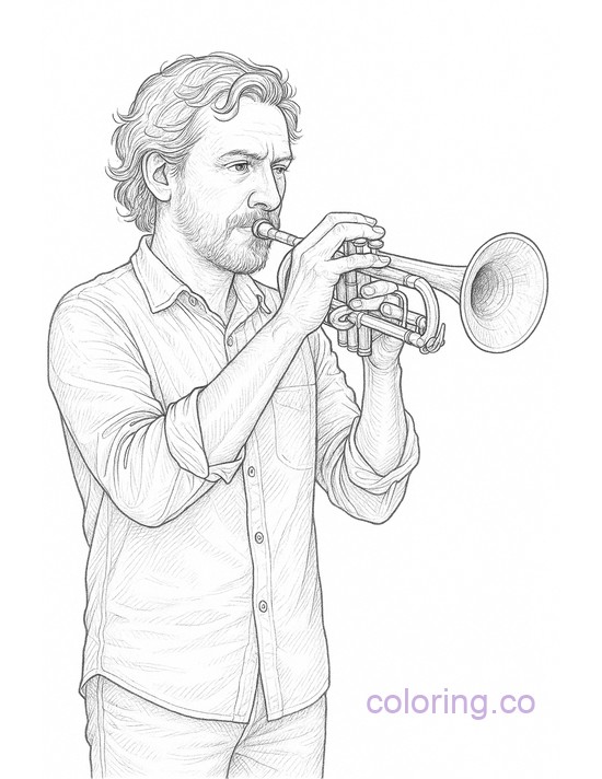 Jazz Musician - Trumpet Player