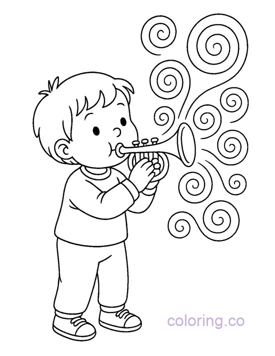 Cute Trumpet