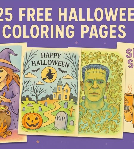 1125 Free Halloween Coloring Pages (Printable PDFs)