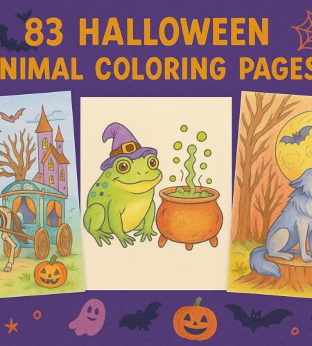 83 Free Halloween Animal Coloring Pages (Printable PDFs)