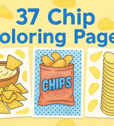 37 Free Chips Coloring Pages (Printable PDFs)