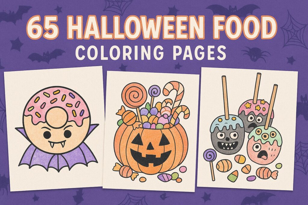 65 Free Halloween Food Coloring Pages (Printable PDFs) Coloring.co