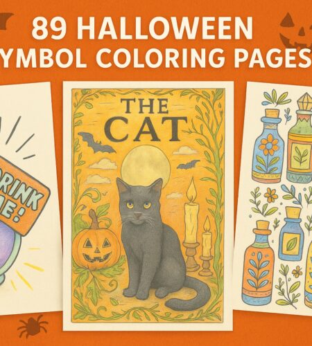 89 Free Halloween Symbol Coloring Pages (Printable PDFs)