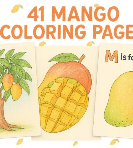 41 Free Mango Coloring Pages (Printable PDFs)