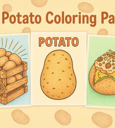 33 Free Potato Coloring Pages (Printable PDFs)