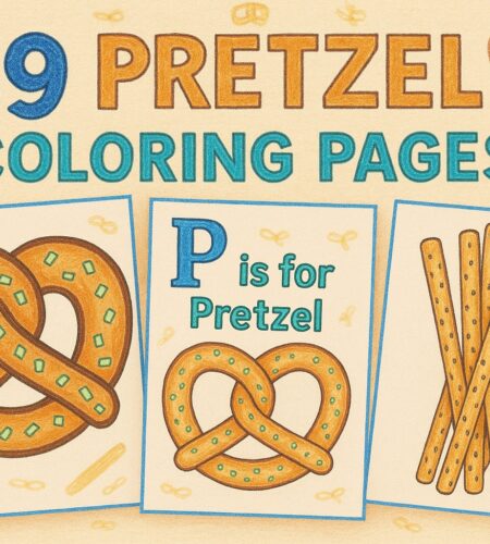 39 Free Pretzel Coloring Pages (Printable PDFs)