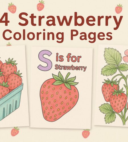 54 Free Strawberry Coloring Pages (Printable PDFs)