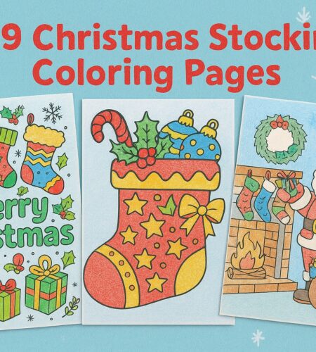 49 Free Christmas Stocking Coloring Pages (PDF Downloads)