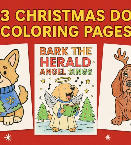 33 Free Christmas Dog Coloring Pages (Printable PDFs)